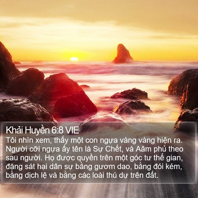 Khải Huyền 6:8 VIE Bible Verse Image