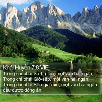 Khải Huyền 7:8 VIE Bible Verse Image