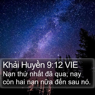 Khải Huyền 9:12 VIE Bible Verse Image