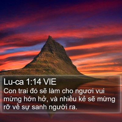 Lu-ca 1:14 VIE Bible Verse Image