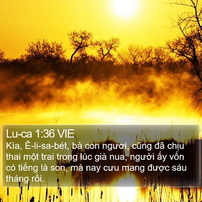 Lu-ca 1:36 VIE Bible Verse Image