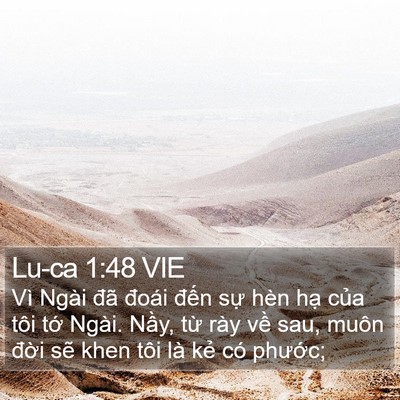 Lu-ca 1:48 VIE Bible Verse Image