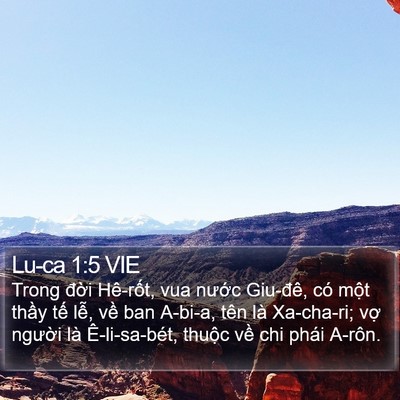 Lu-ca 1:5 VIE Bible Verse Image