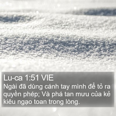 Lu-ca 1:51 VIE Bible Verse Image