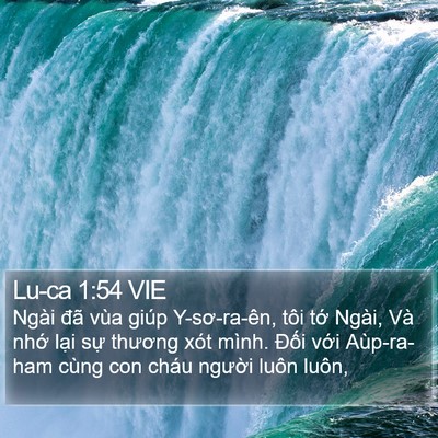 Lu-ca 1:54 VIE Bible Verse Image