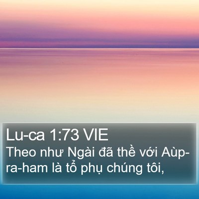 Lu-ca 1:73 VIE Bible Verse Image