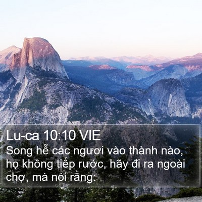 Lu-ca 10:10 VIE Bible Verse Image