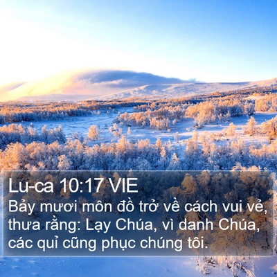 Lu-ca 10:17 VIE Bible Verse Image