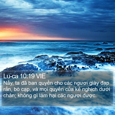 Lu-ca 10:19 VIE Bible Verse Image