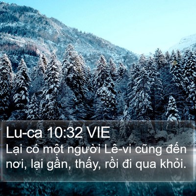 Lu-ca 10:32 VIE Bible Verse Image