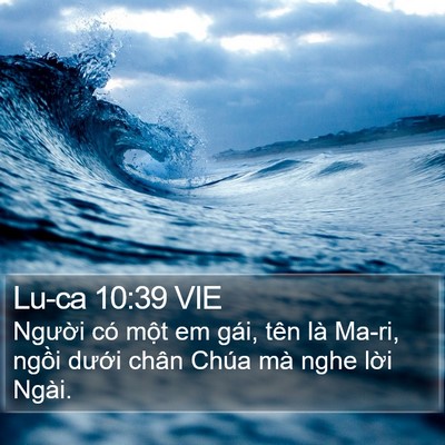 Lu-ca 10:39 VIE Bible Verse Image