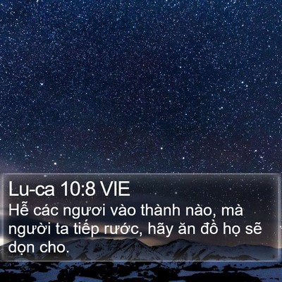 Lu-ca 10:8 VIE Bible Verse Image