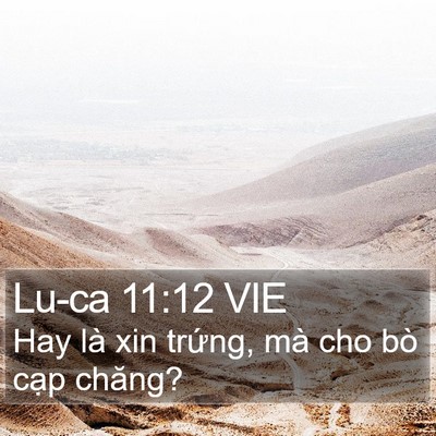 Lu-ca 11:12 VIE Bible Verse Image