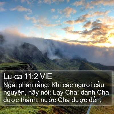 Lu-ca 11:2 VIE Bible Verse Image