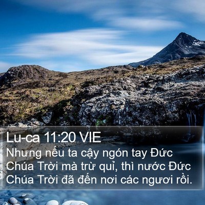 Lu-ca 11:20 VIE Bible Verse Image