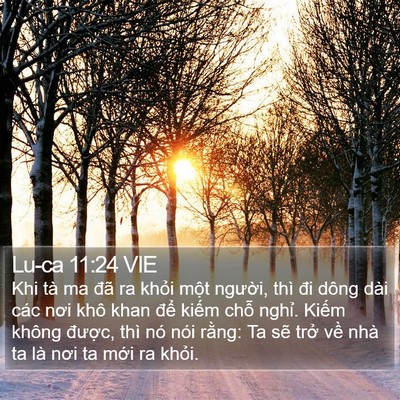 Lu-ca 11:24 VIE Bible Verse Image