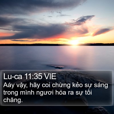 Lu-ca 11:35 VIE Bible Verse Image