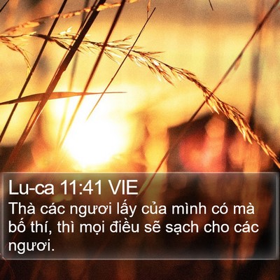 Lu-ca 11:41 VIE Bible Verse Image