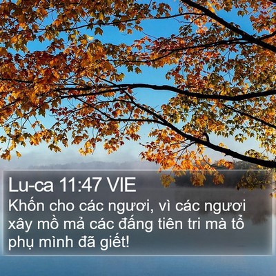 Lu-ca 11:47 VIE Bible Verse Image