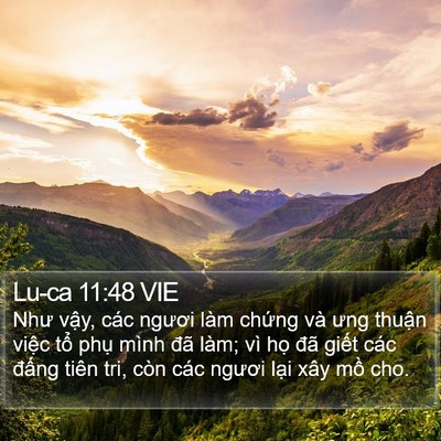 Lu-ca 11:48 VIE Bible Verse Image