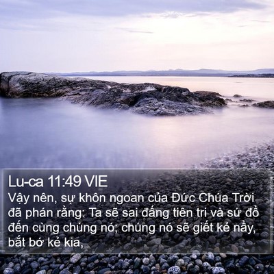 Lu-ca 11:49 VIE Bible Verse Image
