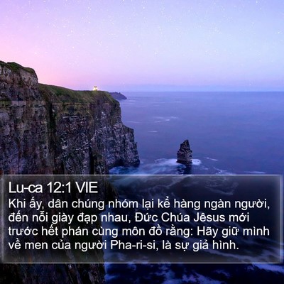 Lu-ca 12:1 VIE Bible Verse Image