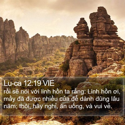 Lu-ca 12:19 VIE Bible Verse Image