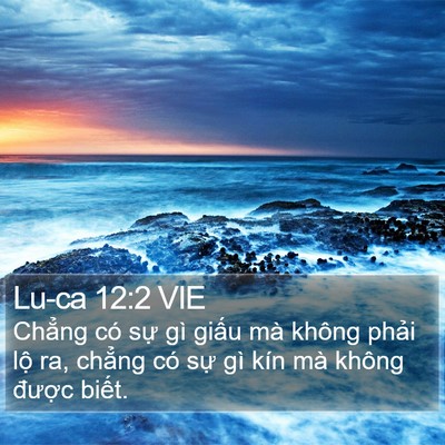 Lu-ca 12:2 VIE Bible Verse Image