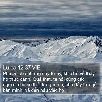 Lu-ca 12:37 VIE Bible Verse Image