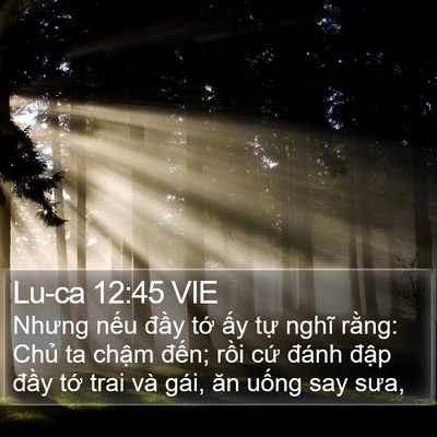 Lu-ca 12:45 VIE Bible Verse Image