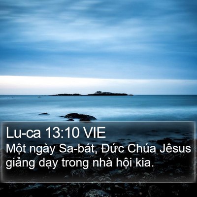 Lu-ca 13:10 VIE Bible Verse Image