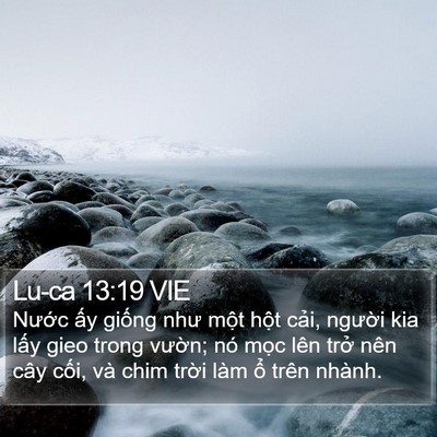 Lu-ca 13:19 VIE Bible Verse Image