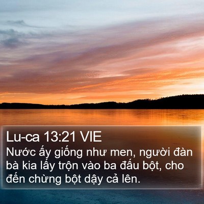 Lu-ca 13:21 VIE Bible Verse Image