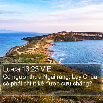 Lu-ca 13:23 VIE Bible Verse Image
