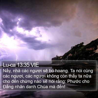 Lu-ca 13:35 VIE Bible Verse Image