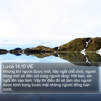 Lu-ca 14:10 VIE Bible Verse Image