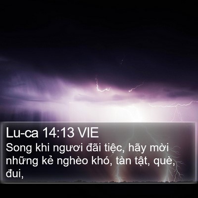 Lu-ca 14:13 VIE Bible Verse Image