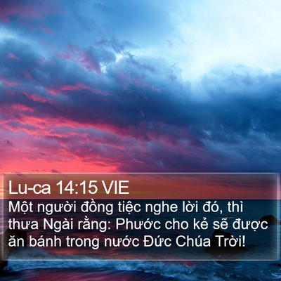 Lu-ca 14:15 VIE Bible Verse Image