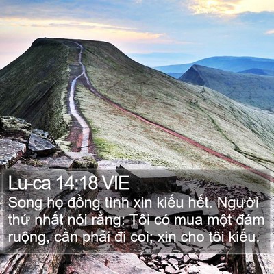 Lu-ca 14:18 VIE Bible Verse Image