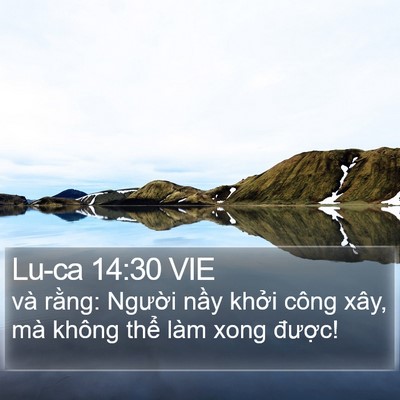 Lu-ca 14:30 VIE Bible Verse Image