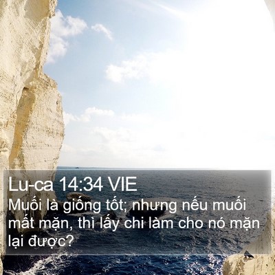 Lu-ca 14:34 VIE Bible Verse Image