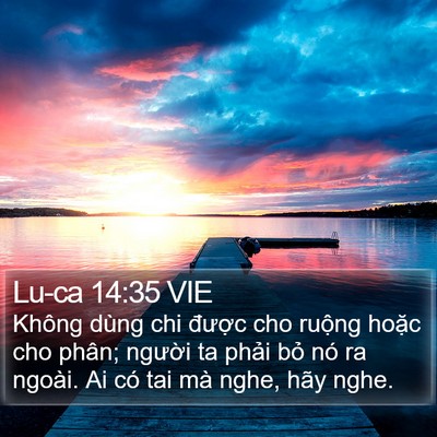 Lu-ca 14:35 VIE Bible Verse Image