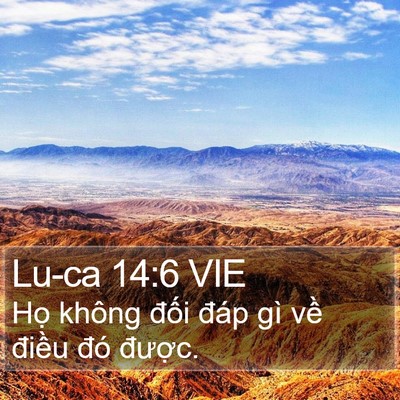 Lu-ca 14:6 VIE Bible Verse Image