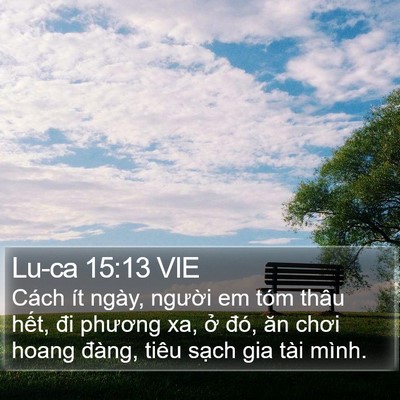 Lu-ca 15:13 VIE Bible Verse Image