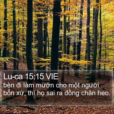 Lu-ca 15:15 VIE Bible Verse Image