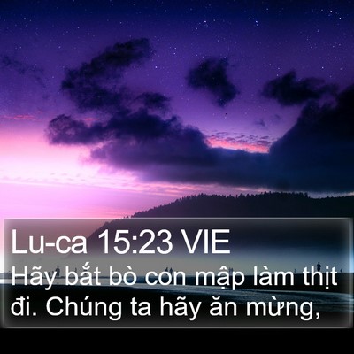 Lu-ca 15:23 VIE Bible Verse Image