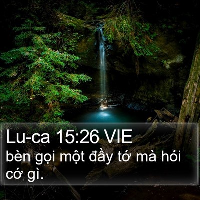 Lu-ca 15:26 VIE Bible Verse Image