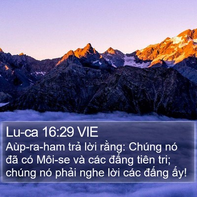 Lu-ca 16:29 VIE Bible Verse Image