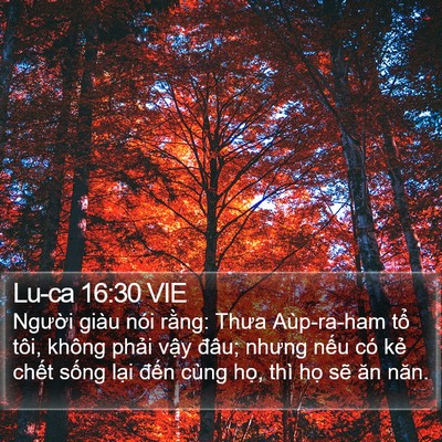 Lu-ca 16:30 VIE Bible Verse Image