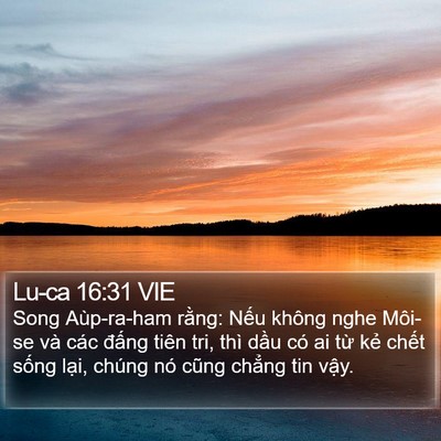 Lu-ca 16:31 VIE Bible Verse Image